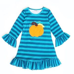 Striped pumpkin dress